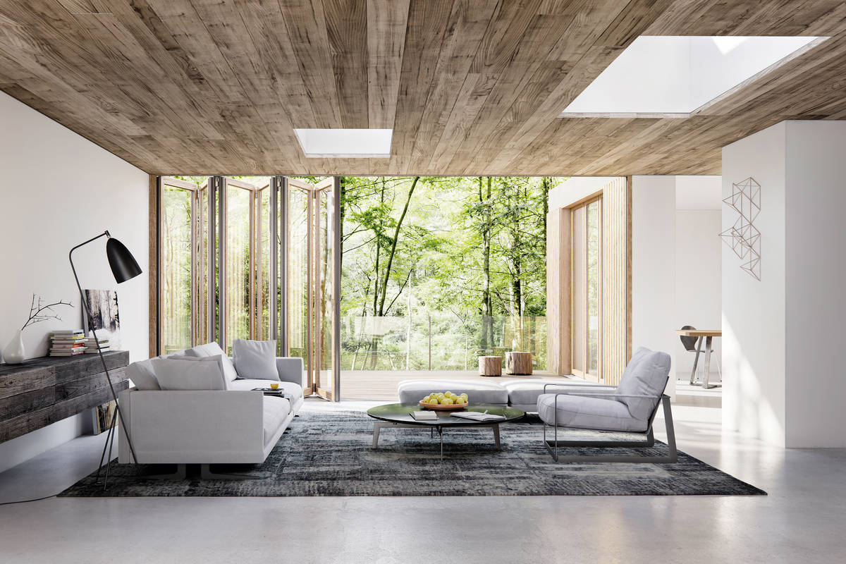 «Woodline» Glasfaltwände schaffen Naturverbundenheit in jeder Beziehung. Solarlux.