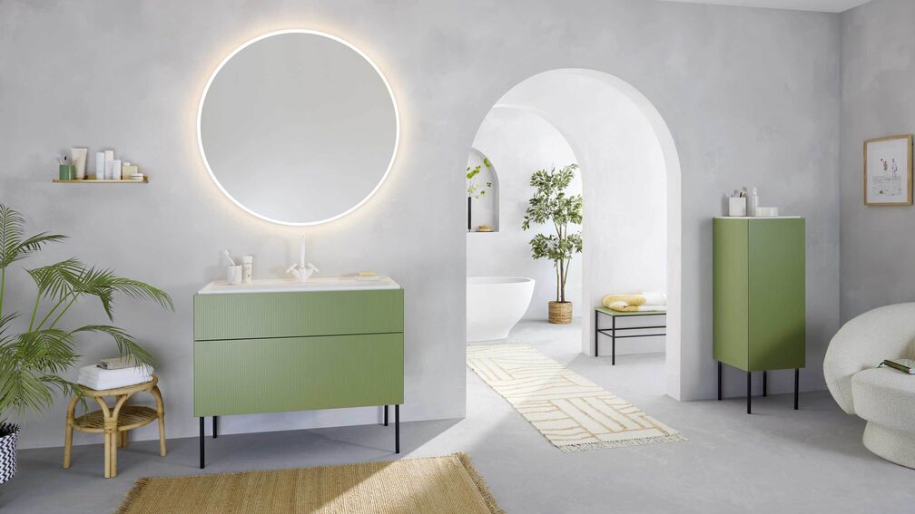 Badezimmer: neue Sphären