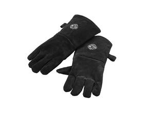 Bloss nicht verbrennen! Die Grillhandschuhe aus Leder schützen. GEFU.